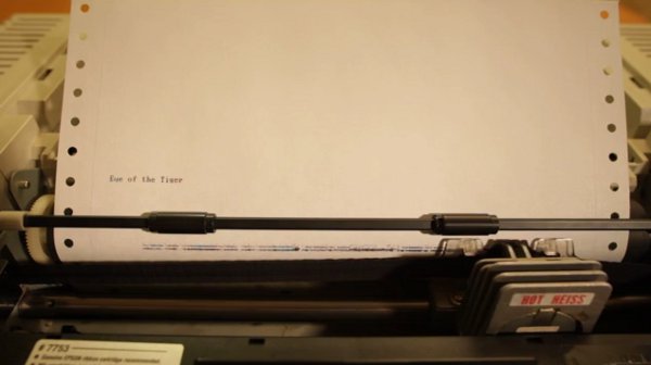 Eye of the tiger - printer